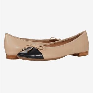 Aerosoles Tan/Black Celia Ballet Flat Size 9.5